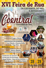 Cartaz Feira da Castanha, do Mel e do Artesanato